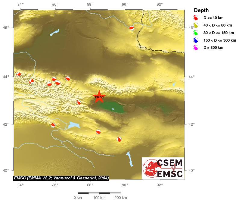 Regional moment Tensor