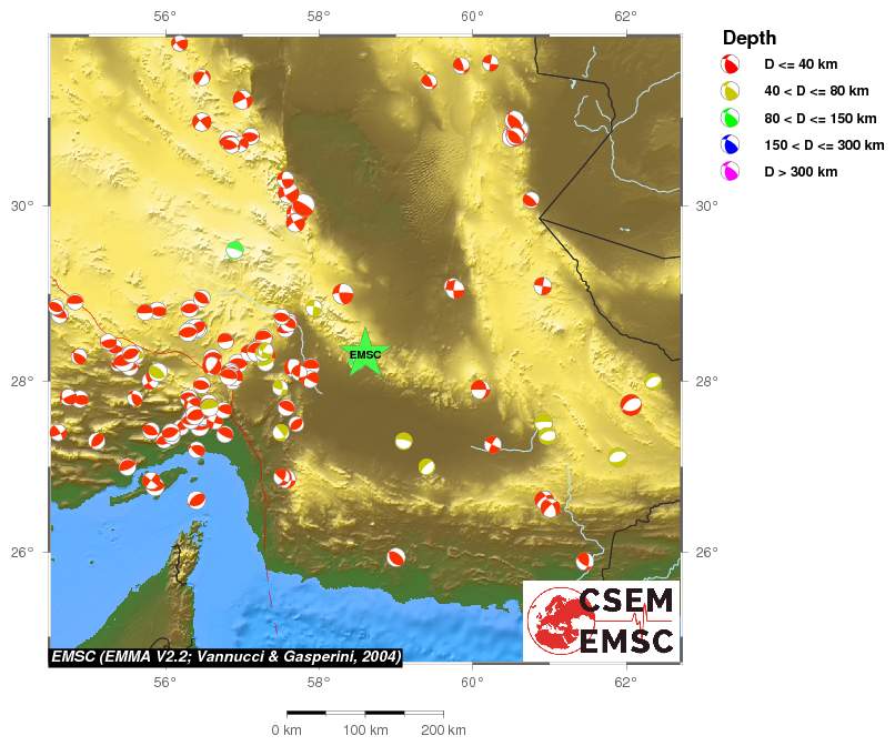 Regional moment Tensor