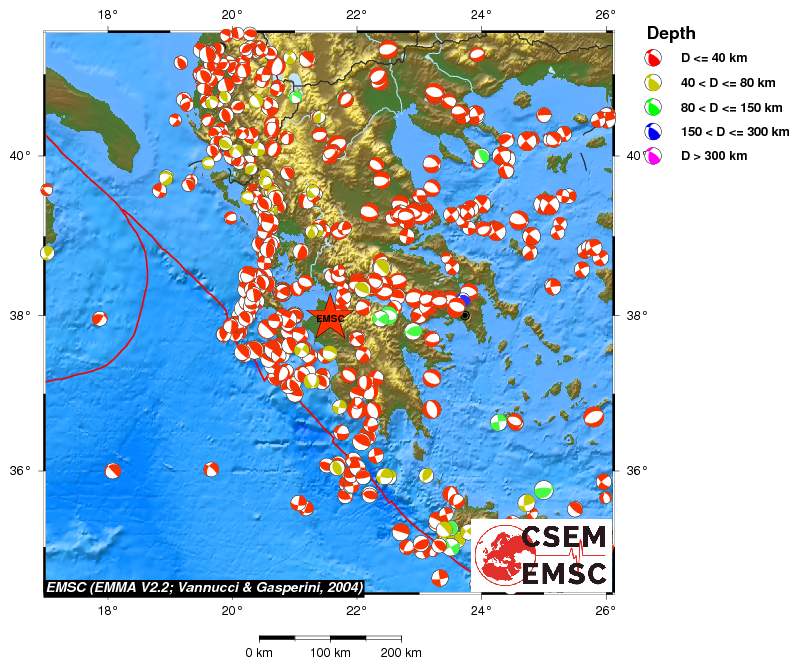 Regional moment Tensor