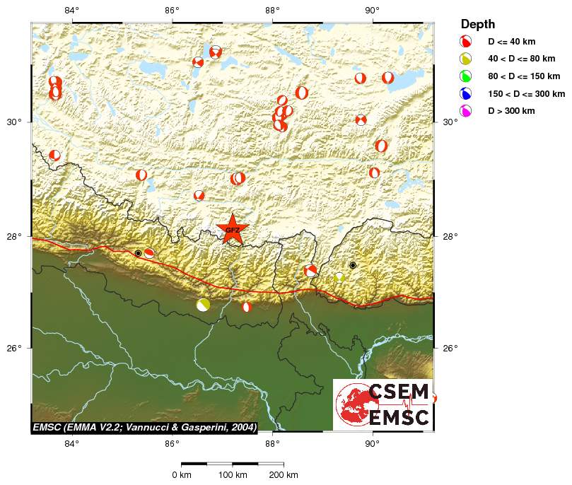 Regional moment Tensor