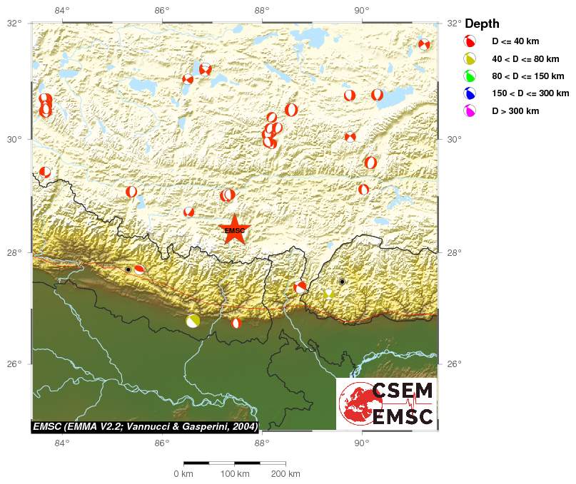 Regional moment Tensor