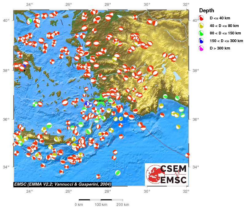 Regional moment Tensor