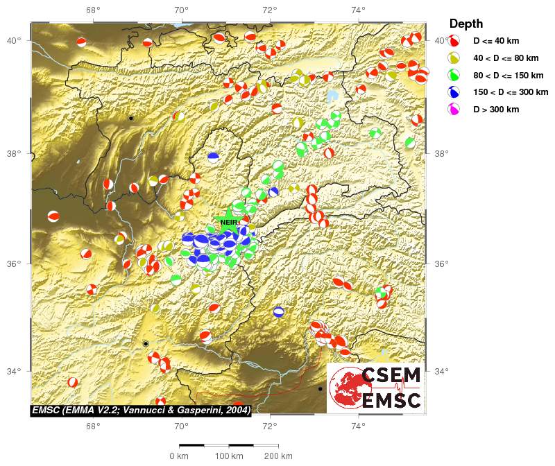Regional moment Tensor