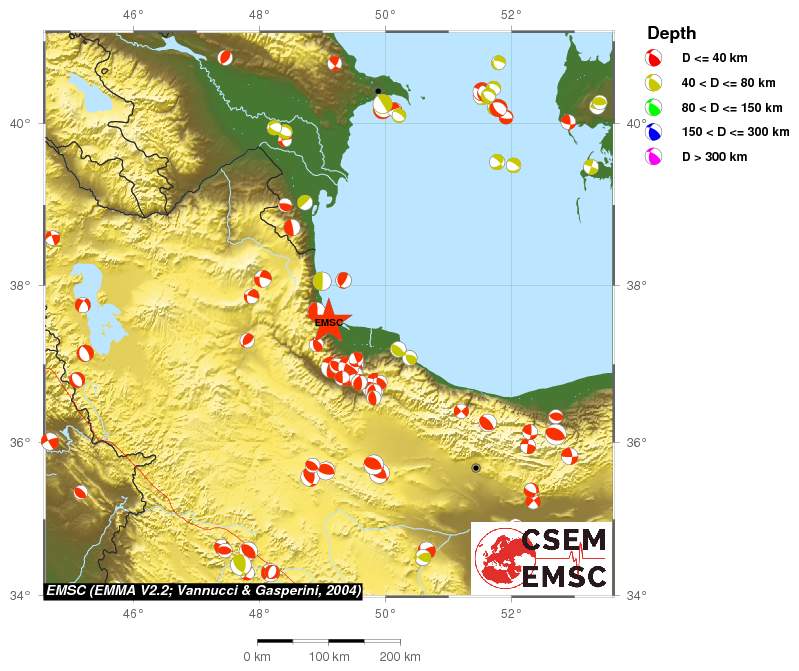 Regional moment Tensor
