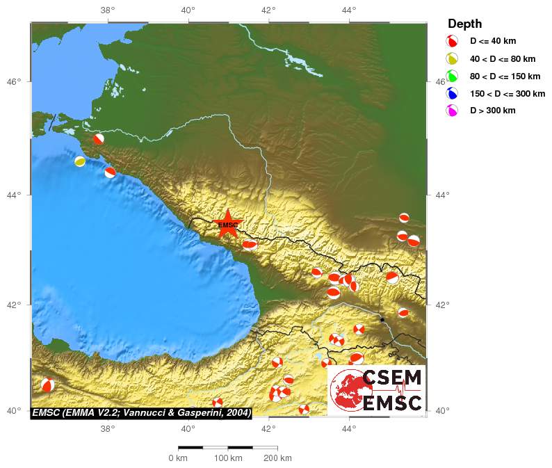 Regional moment Tensor