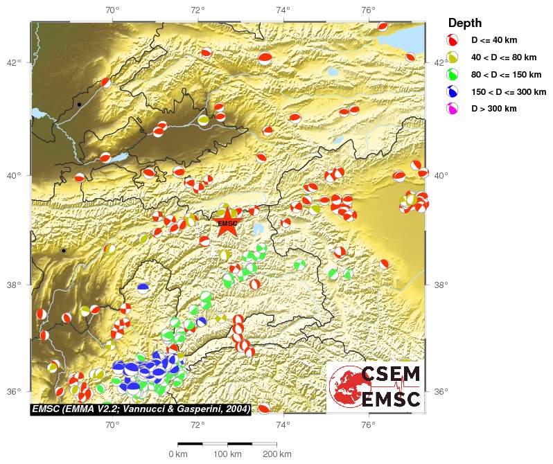 Regional moment Tensor