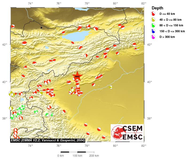 Regional moment Tensor