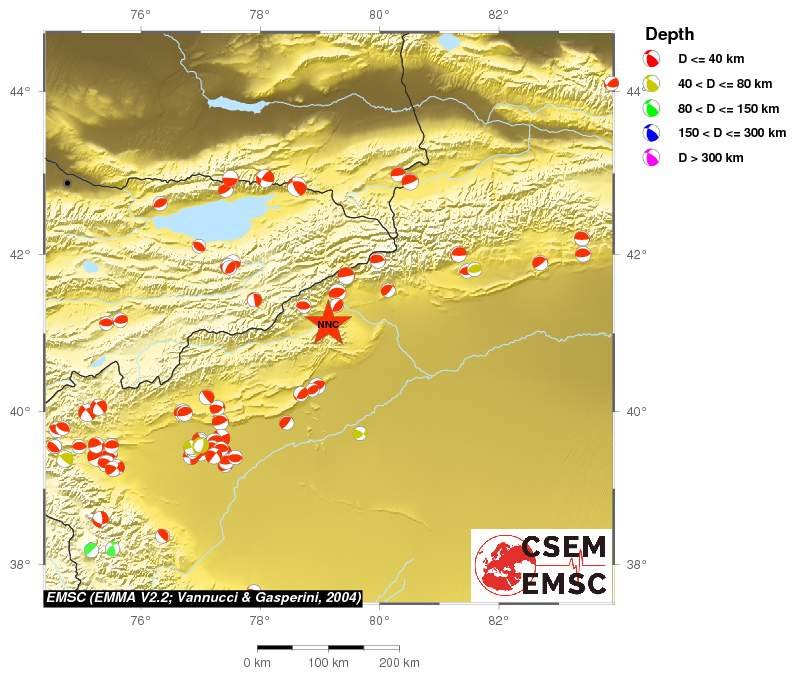 Regional moment Tensor