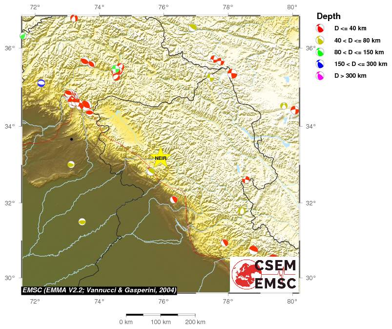 Regional moment Tensor