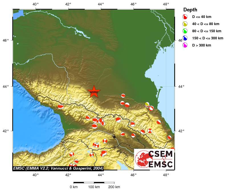 Regional moment Tensor