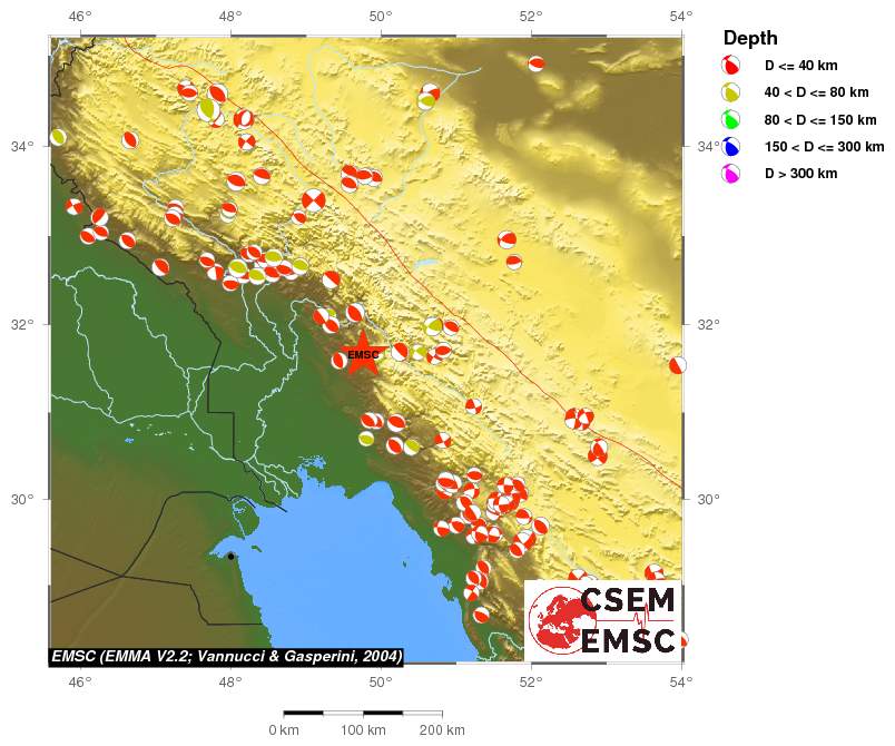 Regional moment Tensor