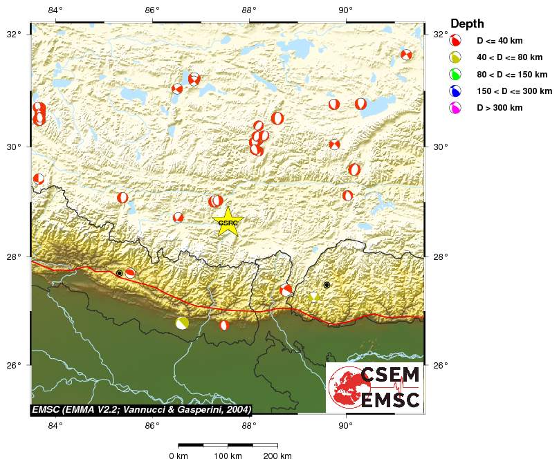 Regional moment Tensor