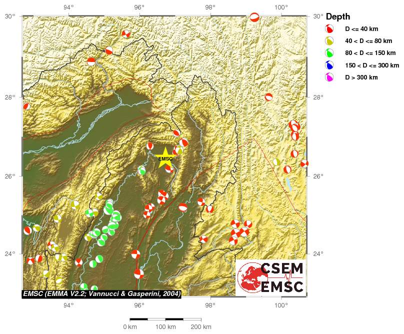 Regional moment Tensor