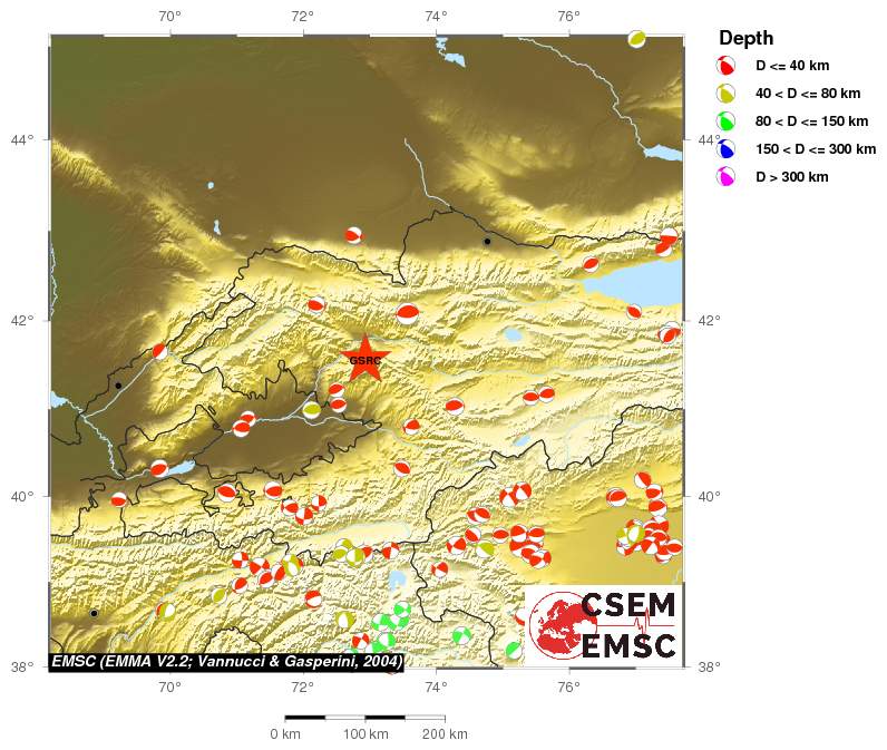 Regional moment Tensor