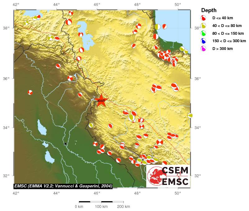 Regional moment Tensor