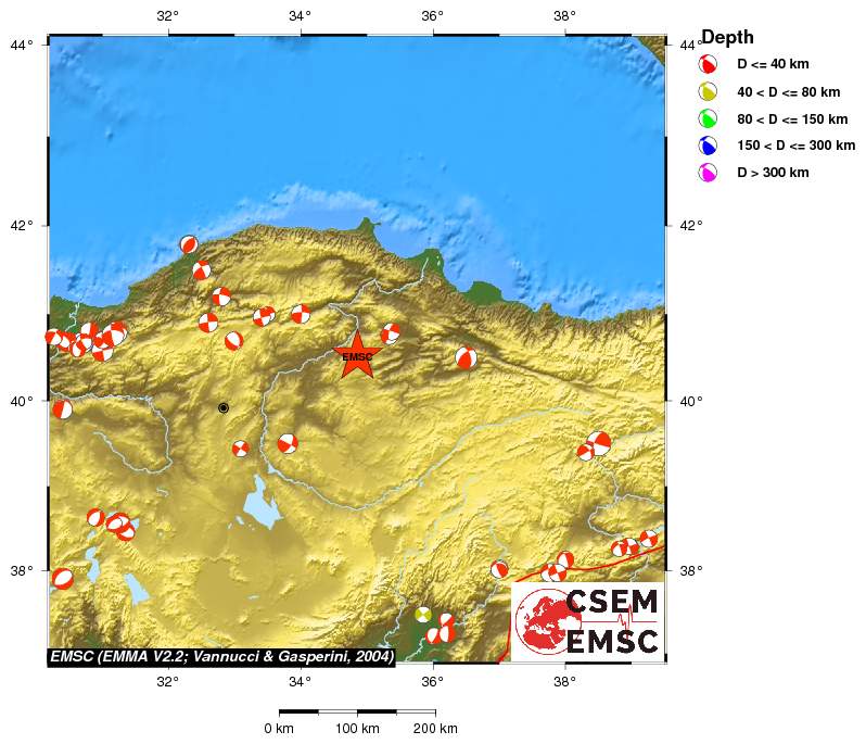Regional moment Tensor