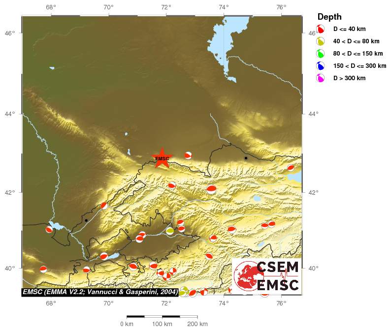 Regional moment Tensor