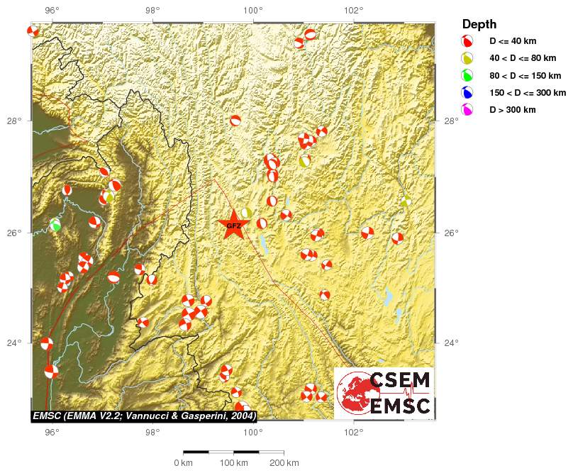 Regional moment Tensor
