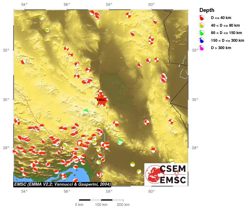 Regional moment Tensor