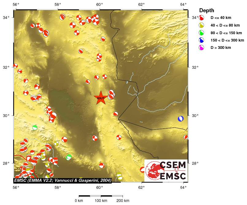 Regional moment Tensor