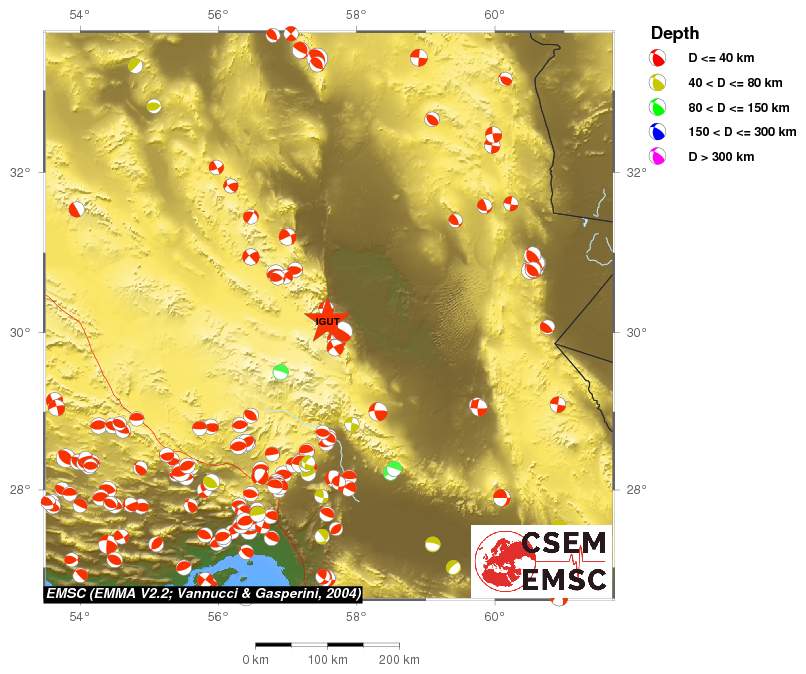 Regional moment Tensor
