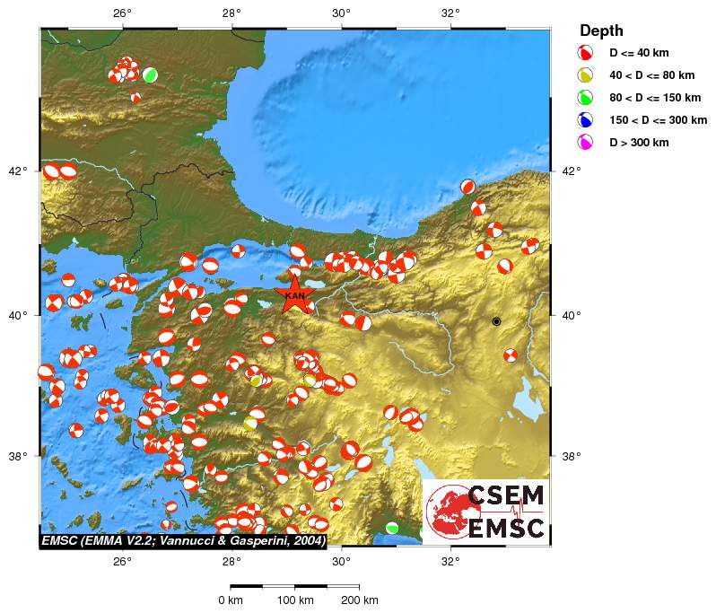 Regional moment Tensor