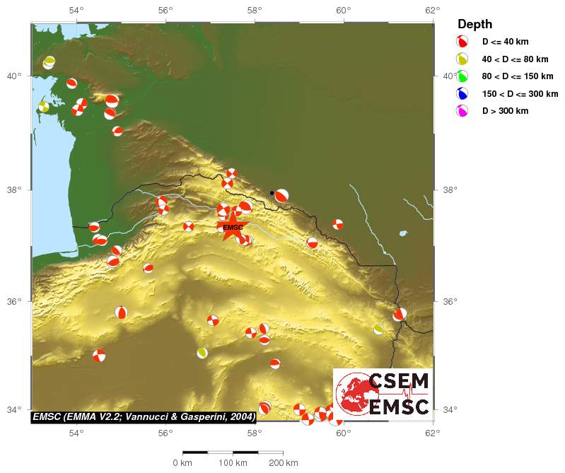 Regional moment Tensor