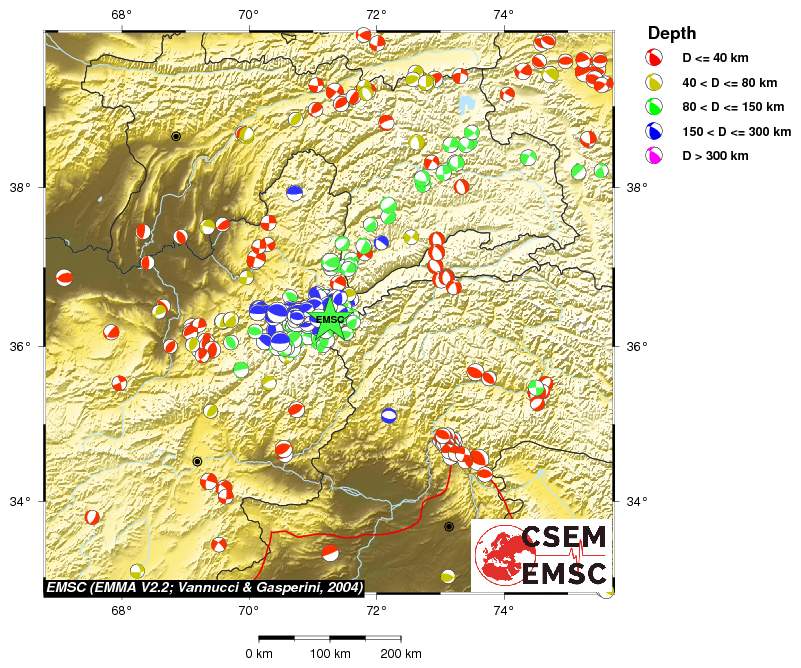 Regional moment Tensor