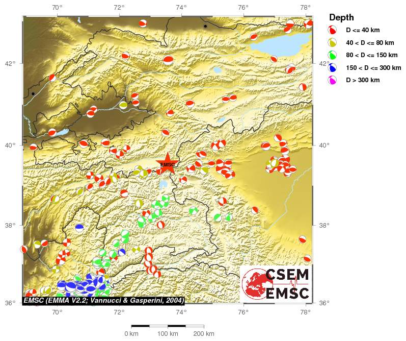 Regional moment Tensor