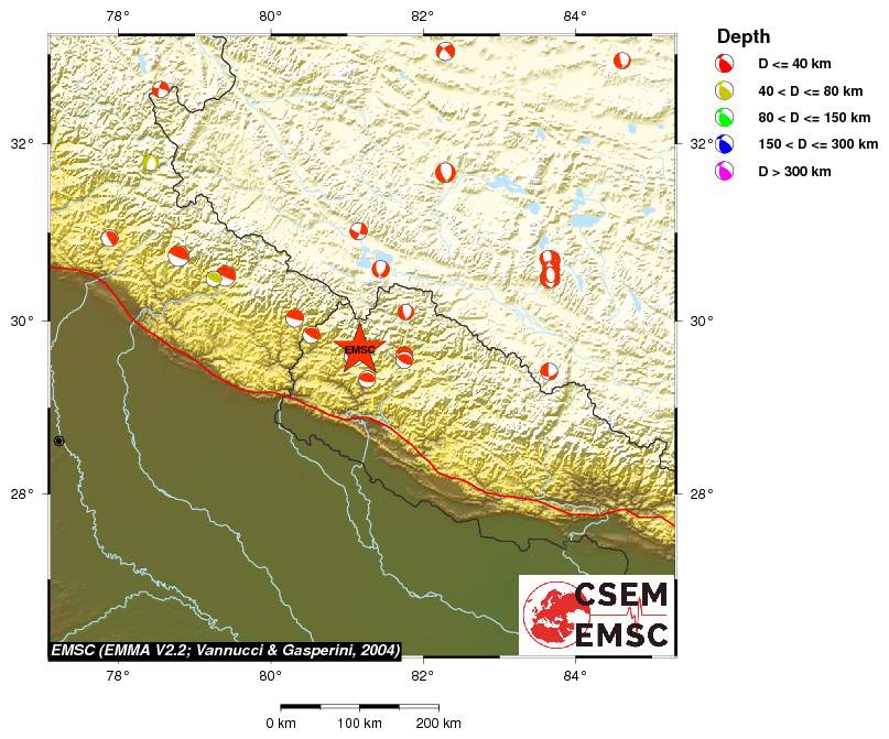 Regional moment Tensor