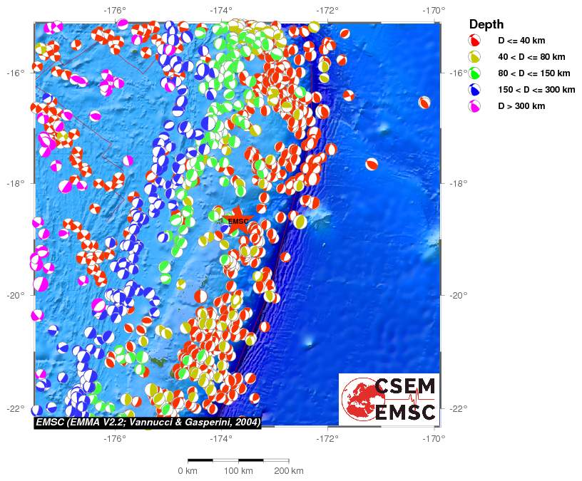 Regional moment Tensor