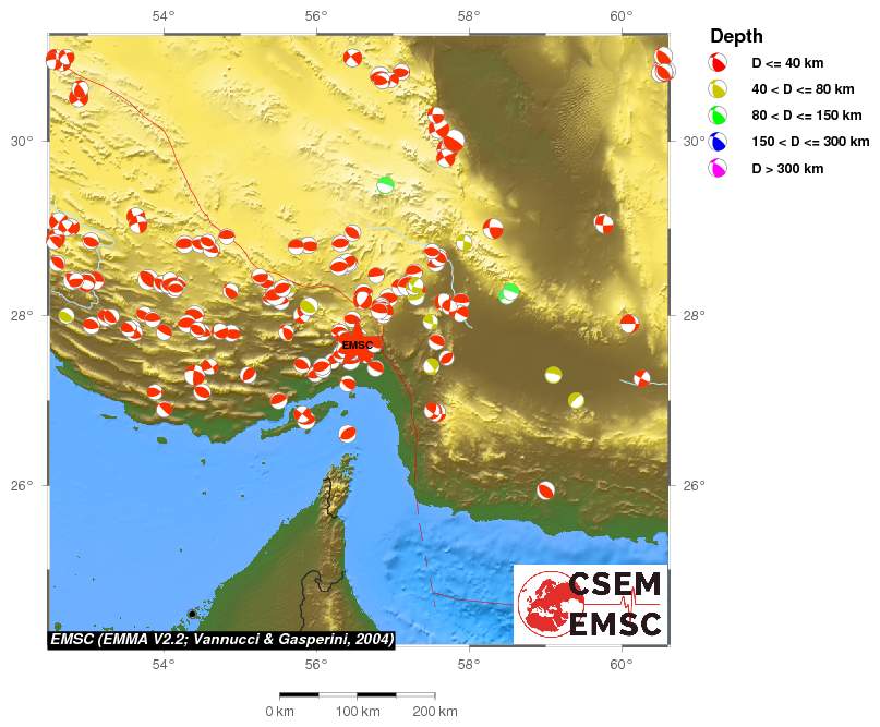 Regional moment Tensor