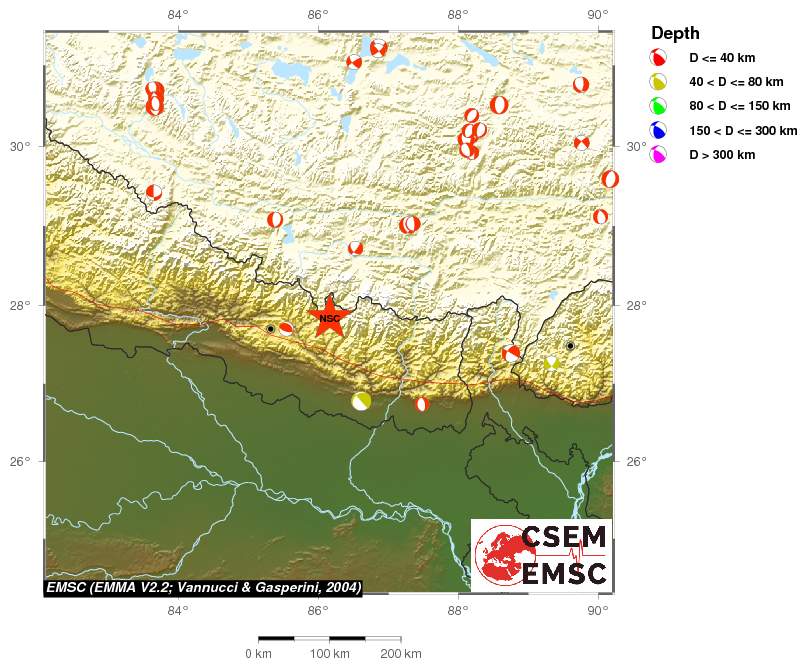 Regional moment Tensor