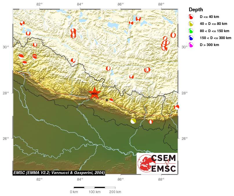 Regional moment Tensor