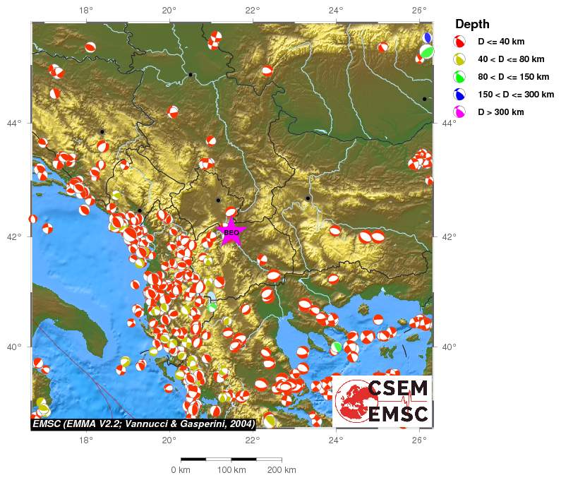 Regional moment Tensor