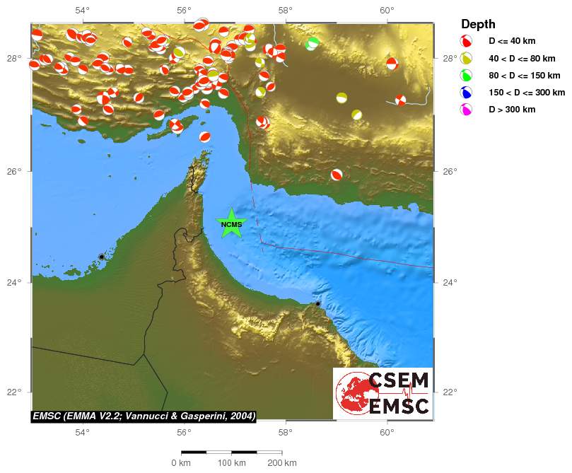 Regional moment Tensor