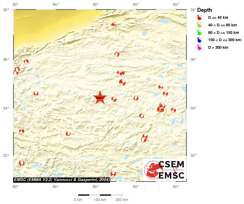 Regional moment Tensor