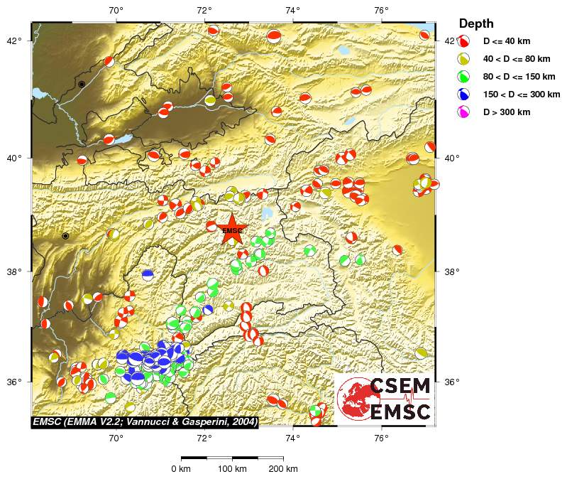 Regional moment Tensor