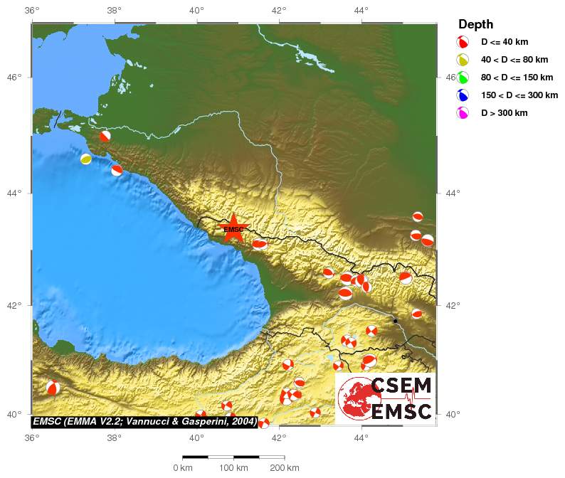 Regional moment Tensor