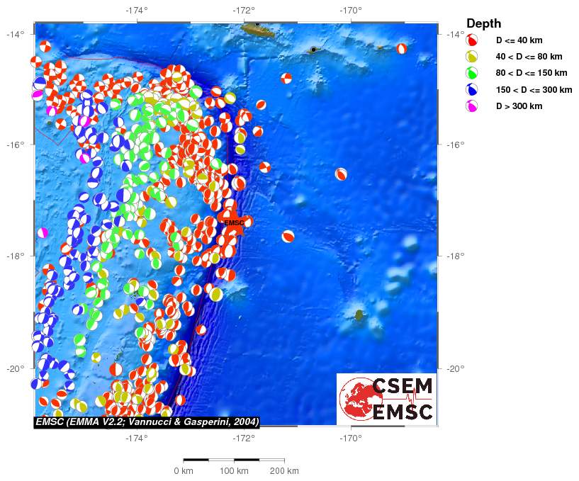 Regional moment Tensor