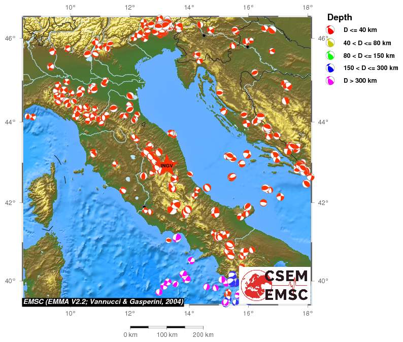Regional moment Tensor