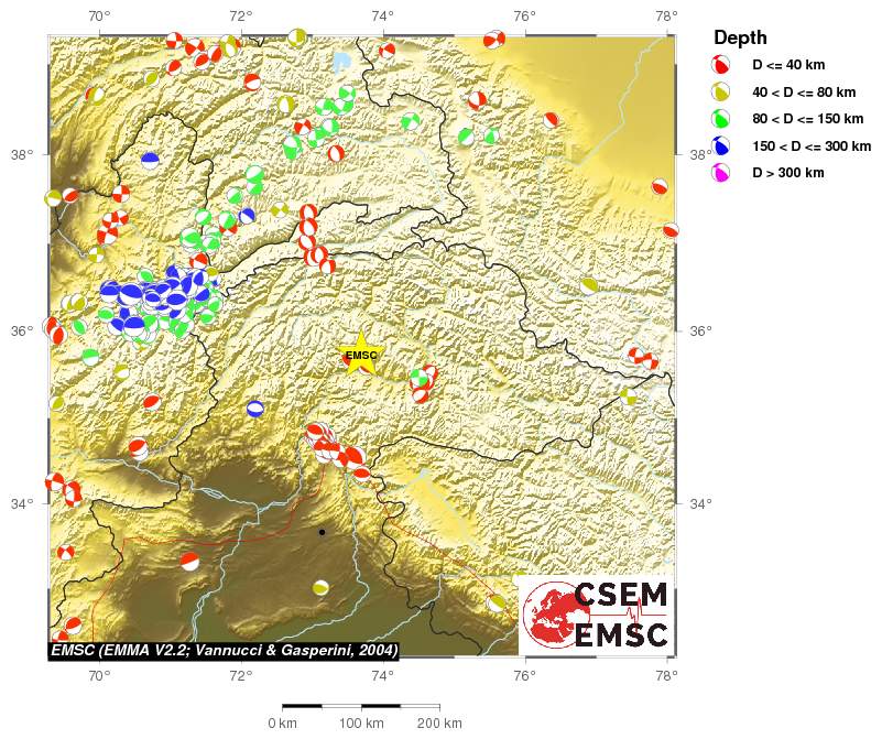 Regional moment Tensor