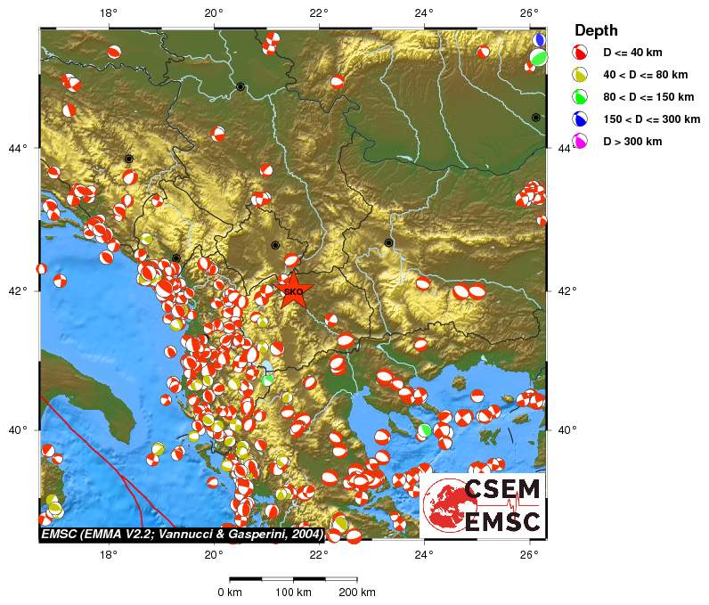 Regional moment Tensor