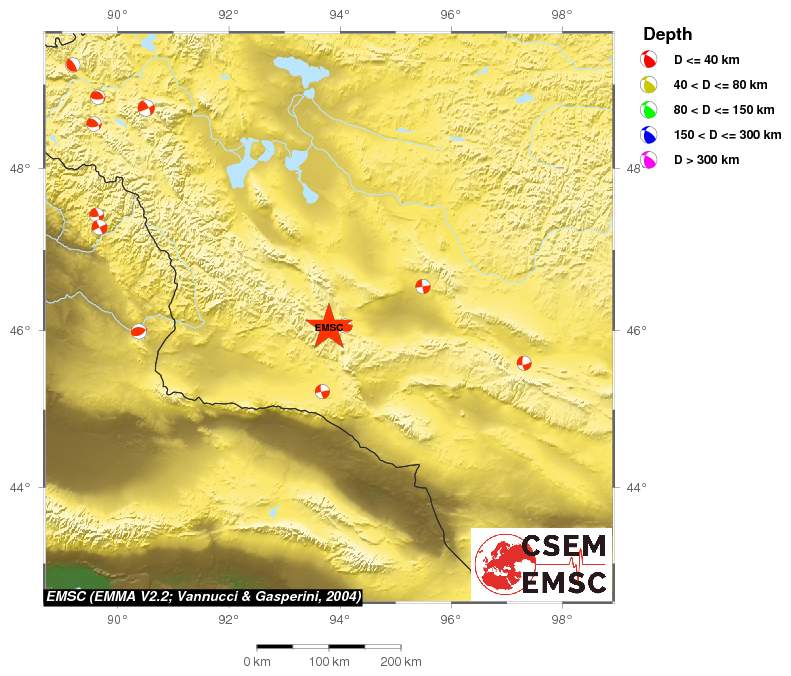 Regional moment Tensor