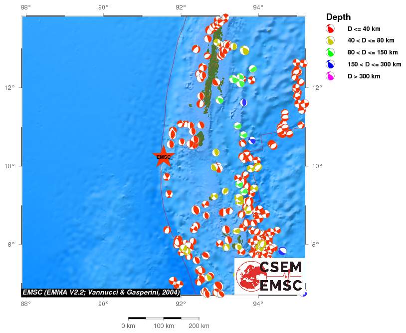 Regional moment Tensor