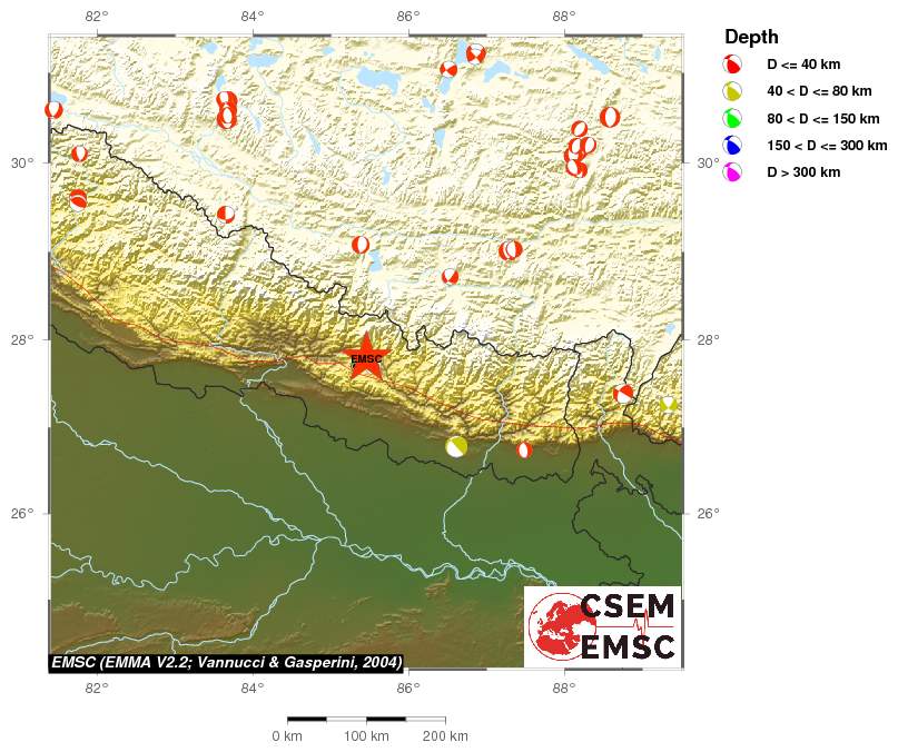 Regional moment Tensor