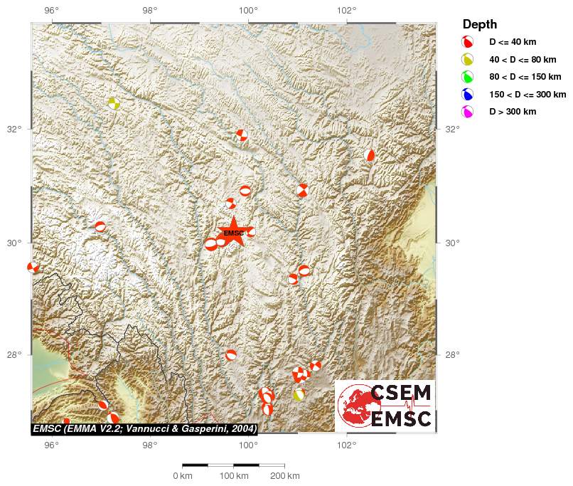 Regional moment Tensor