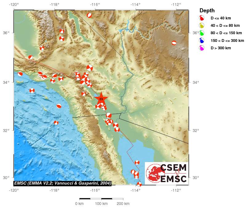 Regional moment Tensor