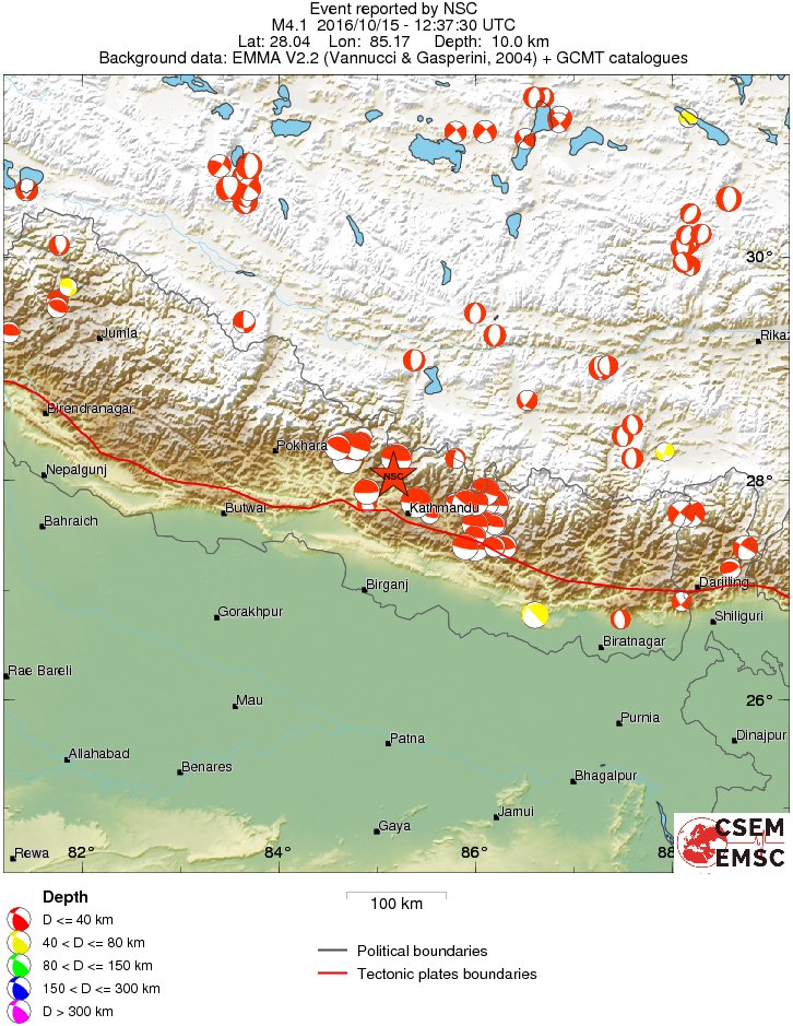Regional moment Tensor
