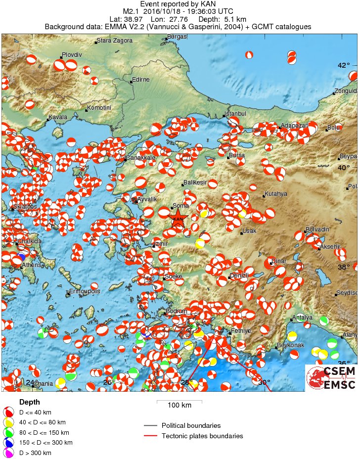 Regional moment Tensor